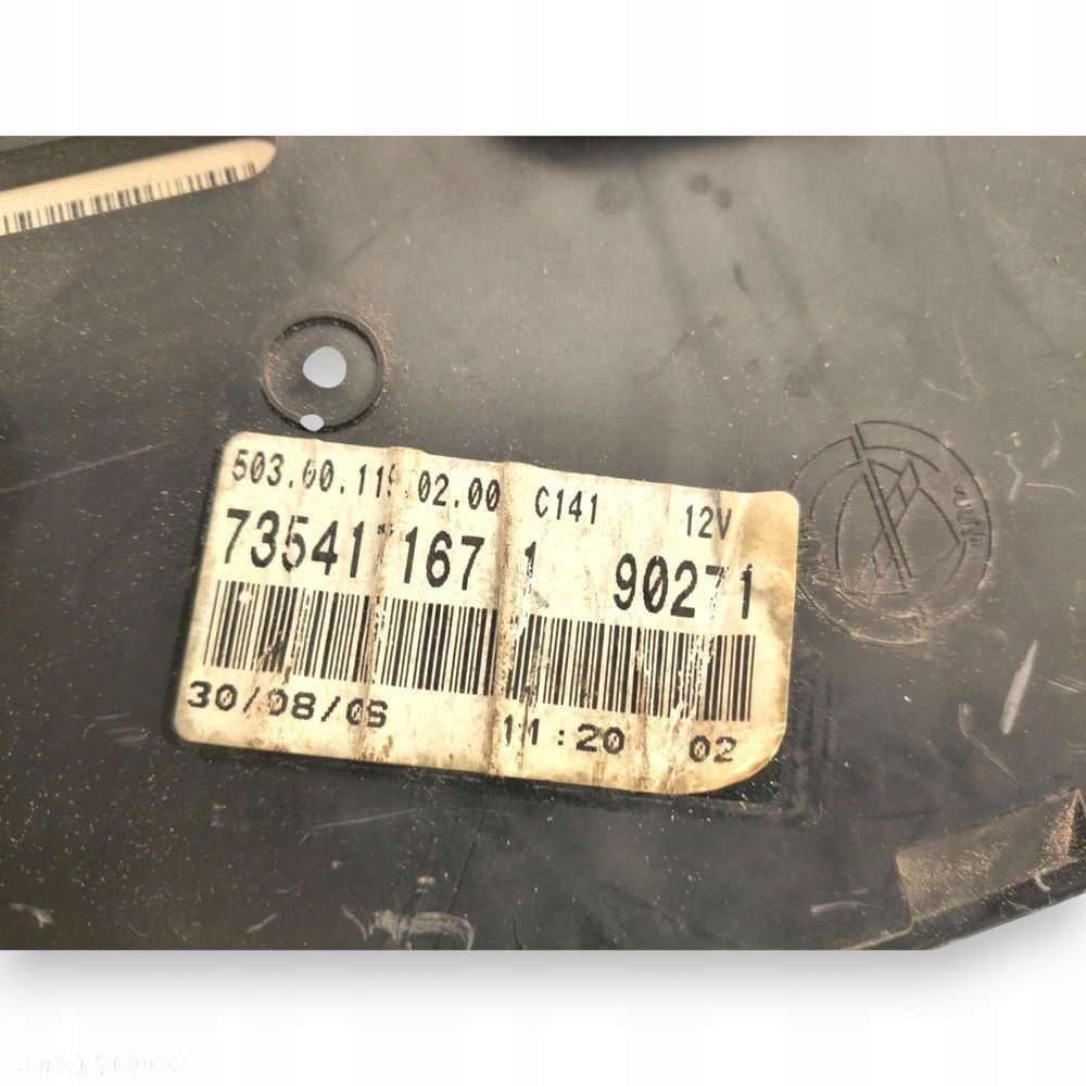 LICZNIK ZEGARY 735417167 Lancia Musa 1.4 8V 16V Benzyna 224 585km europa - 11