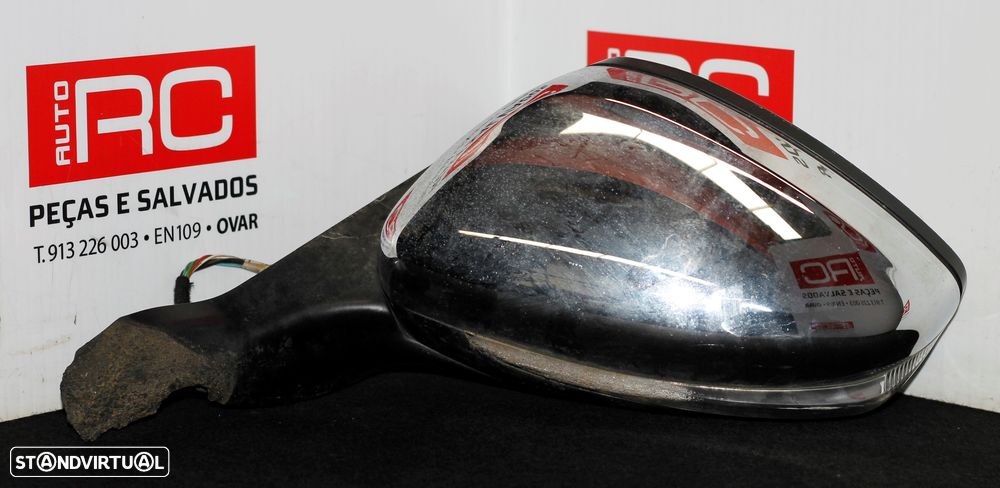 ESPELHO RETROVISOR ESQUERDO PEUGEOT 208 - 3