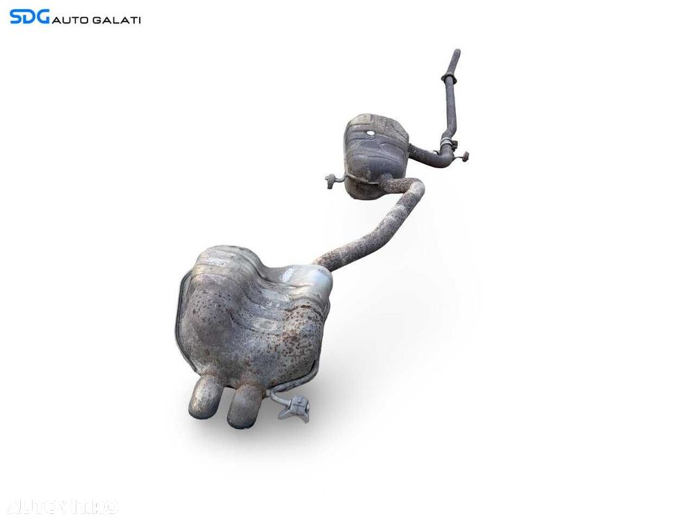 Ansamblu Complet Evacuare Toba Tobe Teava Esapament Intermediara Finala Volkswagen Golf 5 1.4 TSI CAXA 2004 - 2008 [LC3431] - 3