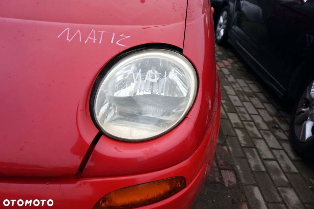 MASKA ZDERZAK BŁOTNIKI LAMPY MATIZ M100  DAEWOO 1998-2007 CZERWONY PRZÓD KOMPLETNY - 29