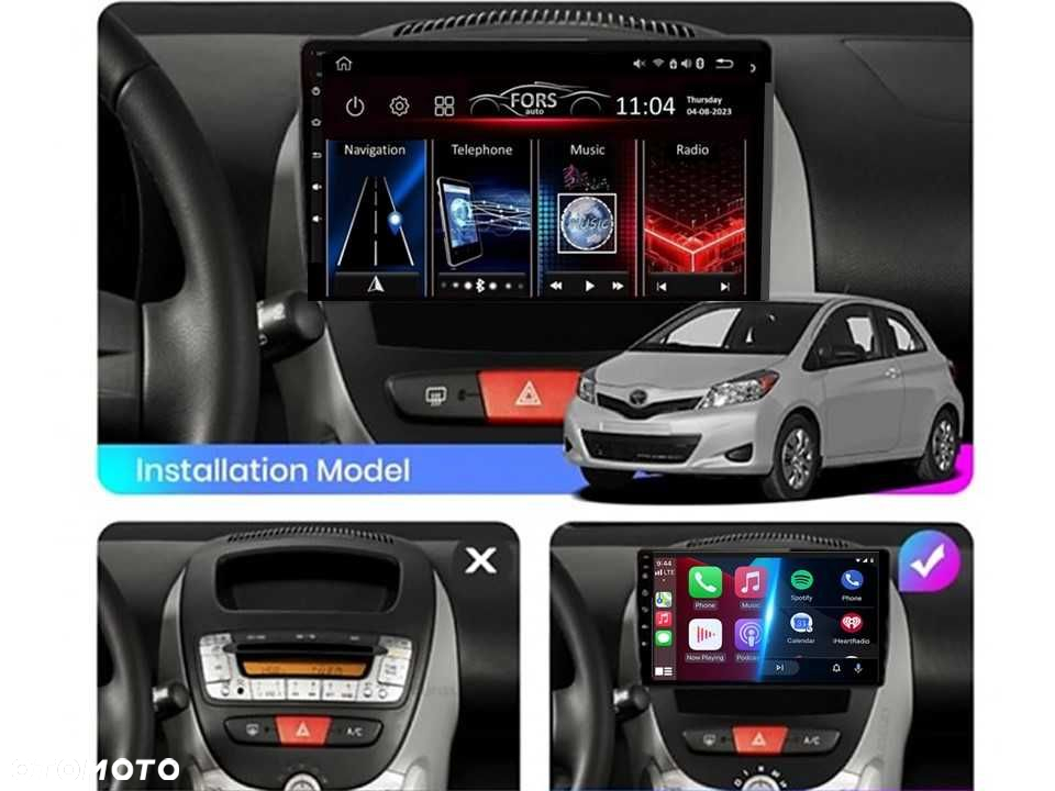 Radio samochodowe Android Toyota Aygo, Citroen C1 Peugeot 107, 2005-14 - 3