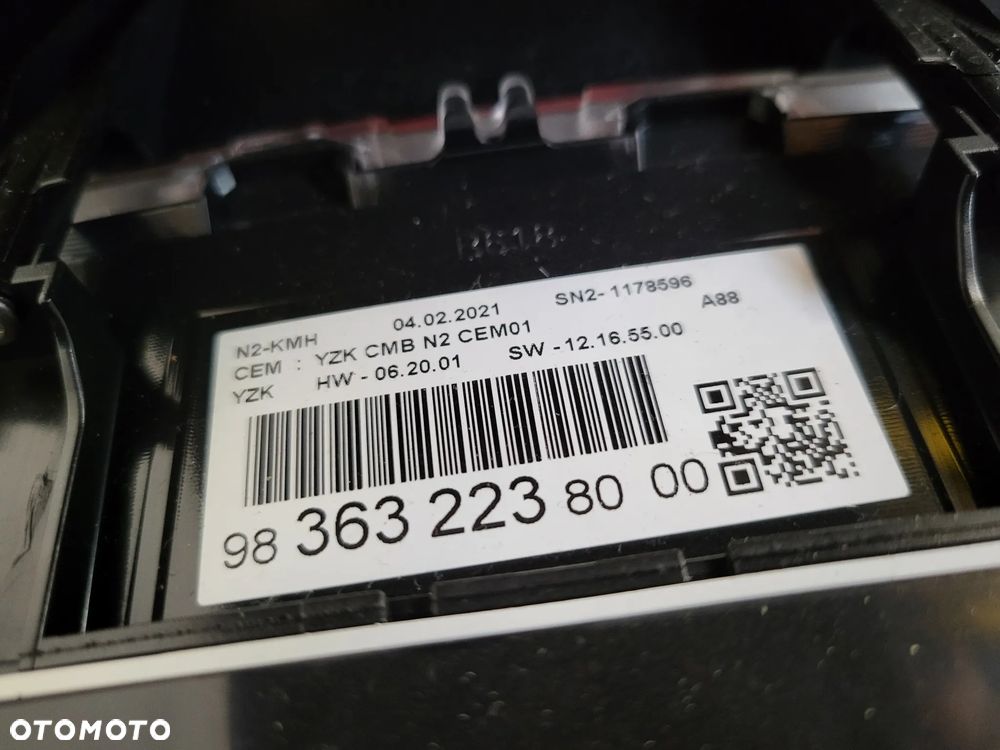 Licznik zegary Citroen C3 Aircross 1.2 B - 3