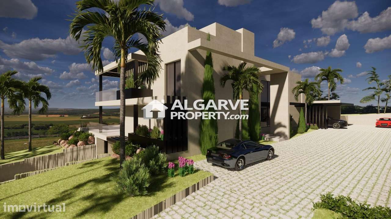 Moradia de Luxo Contemporânea com Piscina e Vista Mar em Boliqueime - Grande imagem: 2/37