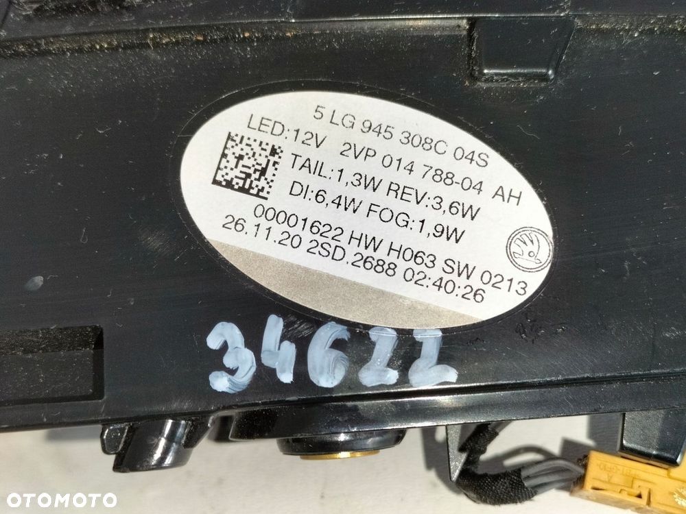 Lampa tylna tył prawa SKODA ENYAQ 21- LED - 5