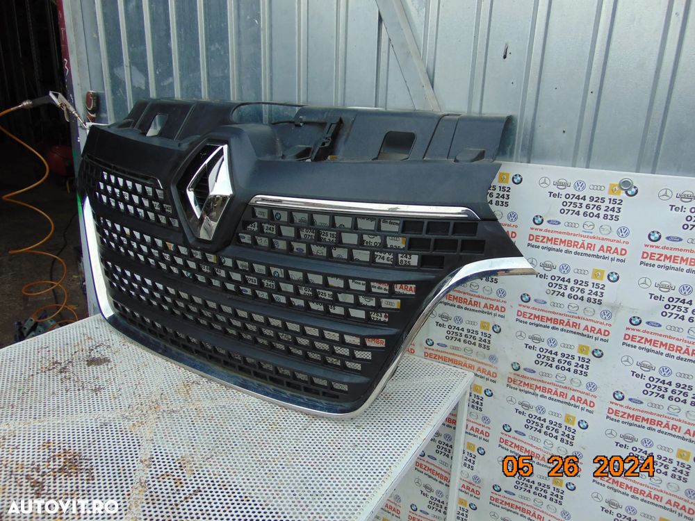 Grila fata Renault Master 4 grila frontala fata master dupa 2018 - 2