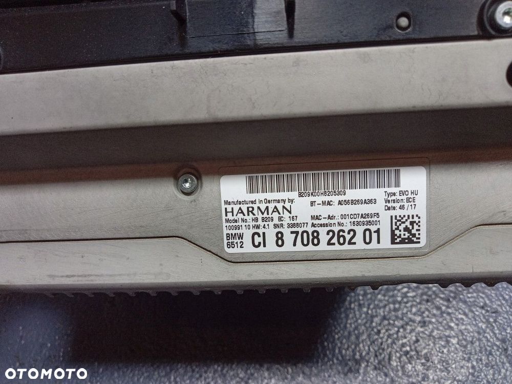 BMW 5 G30 WZAMCNIACZ RADIA 8708262 - 8