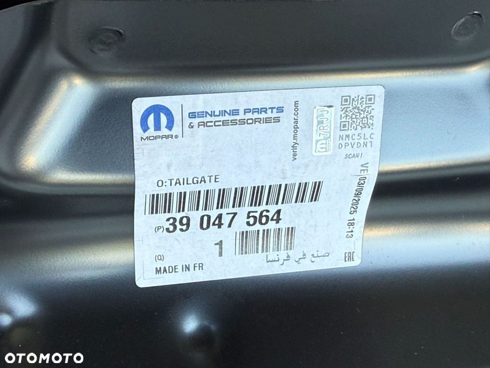 KLAPA BAGAŻNIKA OPEL ASTRA V K HB 39047564 NOWA ORYGINAŁ - 7