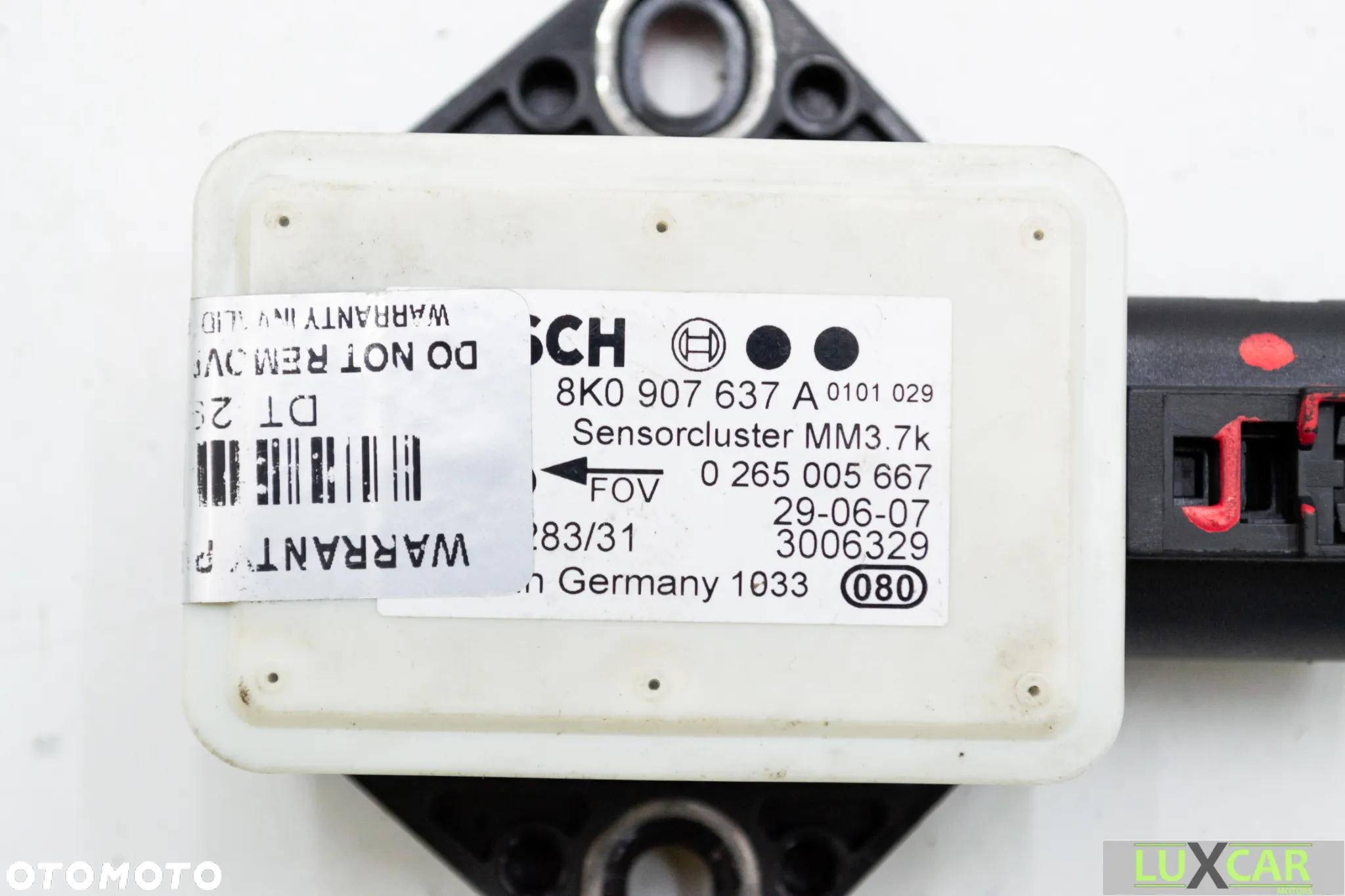 AUDI A5 CZUJNIK STEROWNIK ESP PRZYSPIESZENIA SENSOR 8K0907637A - 3