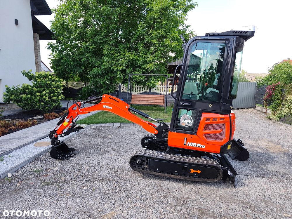 Inny Minikoparka N18 Pro silnik Kubota - 16