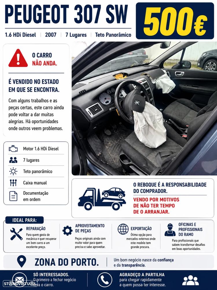 Peugeot 307 SW 1.6 HDi Executive - 1