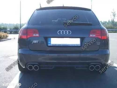 Prelungire spoiler tuning sport bara spate Audi A6 C6 4F ABT Avant S line RS6 S6 2004-2008 ver1 - 8