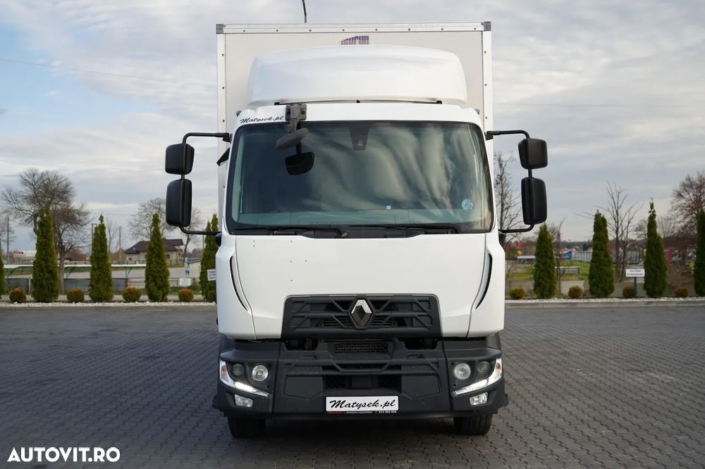 Renault D 210 / 4x2 / CONTAINER / 8,6 M / PODEA RESISTENTĂ / ELEVATOR DHOLLANDIA - 9