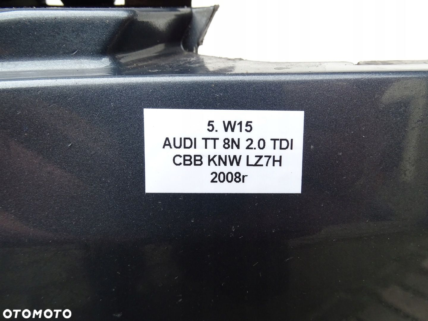 ZDERZAK PRZÓD PRZEDNI KOMPLETNY ATRAPA LZ7H AUDI TT 8J SPRYSKI XENON - 14