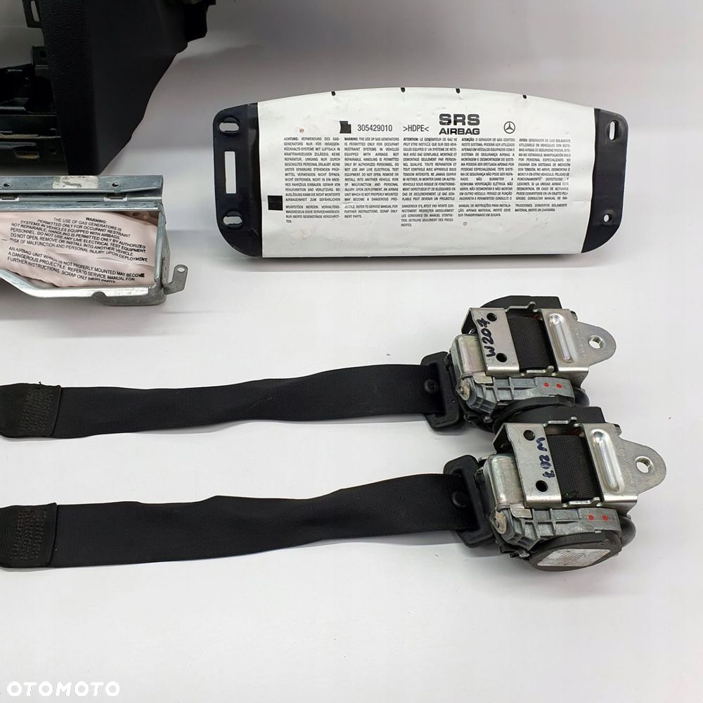 MERCEDES E KLASA W207 DESKA ROZDZIELCZA KONSOLA KOKPIT PULPIT PODUSZKI AIRBAG AIR BAG PASY KIT SET - 8
