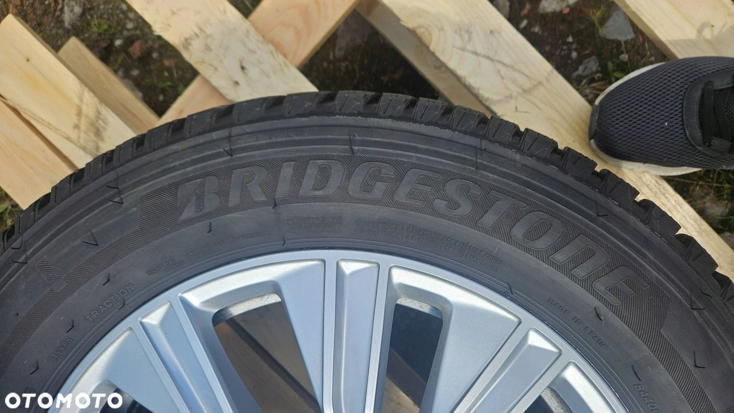 FELGI ALUMINIOWE VW T6 7T0601025A 17" 6.5J ET60 OPONY ZIMA 215/60/17C - 8