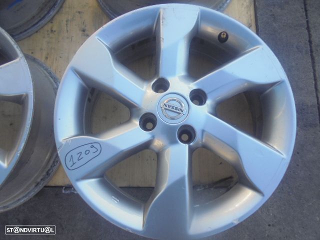 Jogo De Jantes Jgjant1209 NISSAN NOTE 2011 1.4 88CV 5P CINZA 6X16 4X98 59.8MM - 1