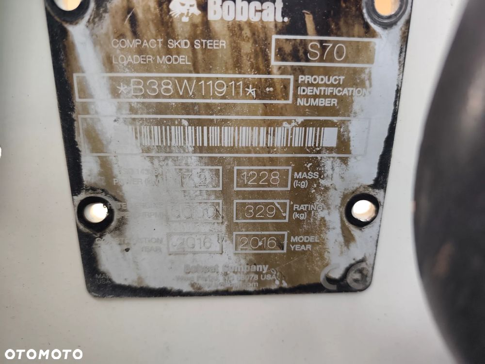 Bobcat S70/4x4/Łyżka/1525Mth/2016Rok/ - 9