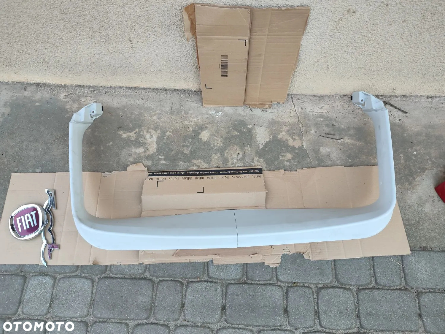 FIAT 500L Klapa bagażnika po lifcie 2018 kolor srebrny - 17