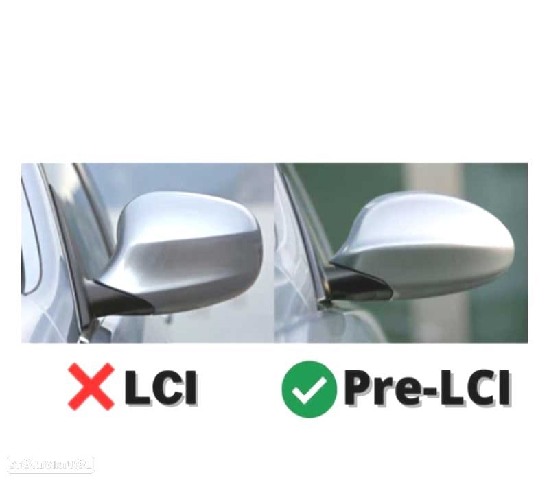 CAPAS ESPELHOS RETROVISORES LOOK M3 E90 E92 E82 E88 E91 E93 PRETO BRILHANTE - 5