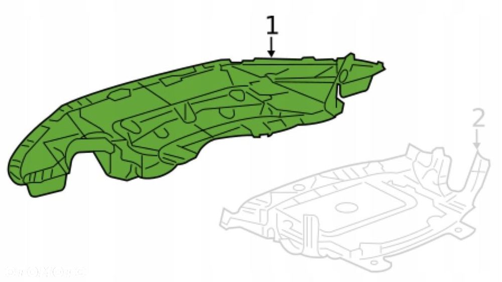 OSŁONA POD ZDERZAK podłoga ponton Chrysler 300C 300S 2011-2023 - 3