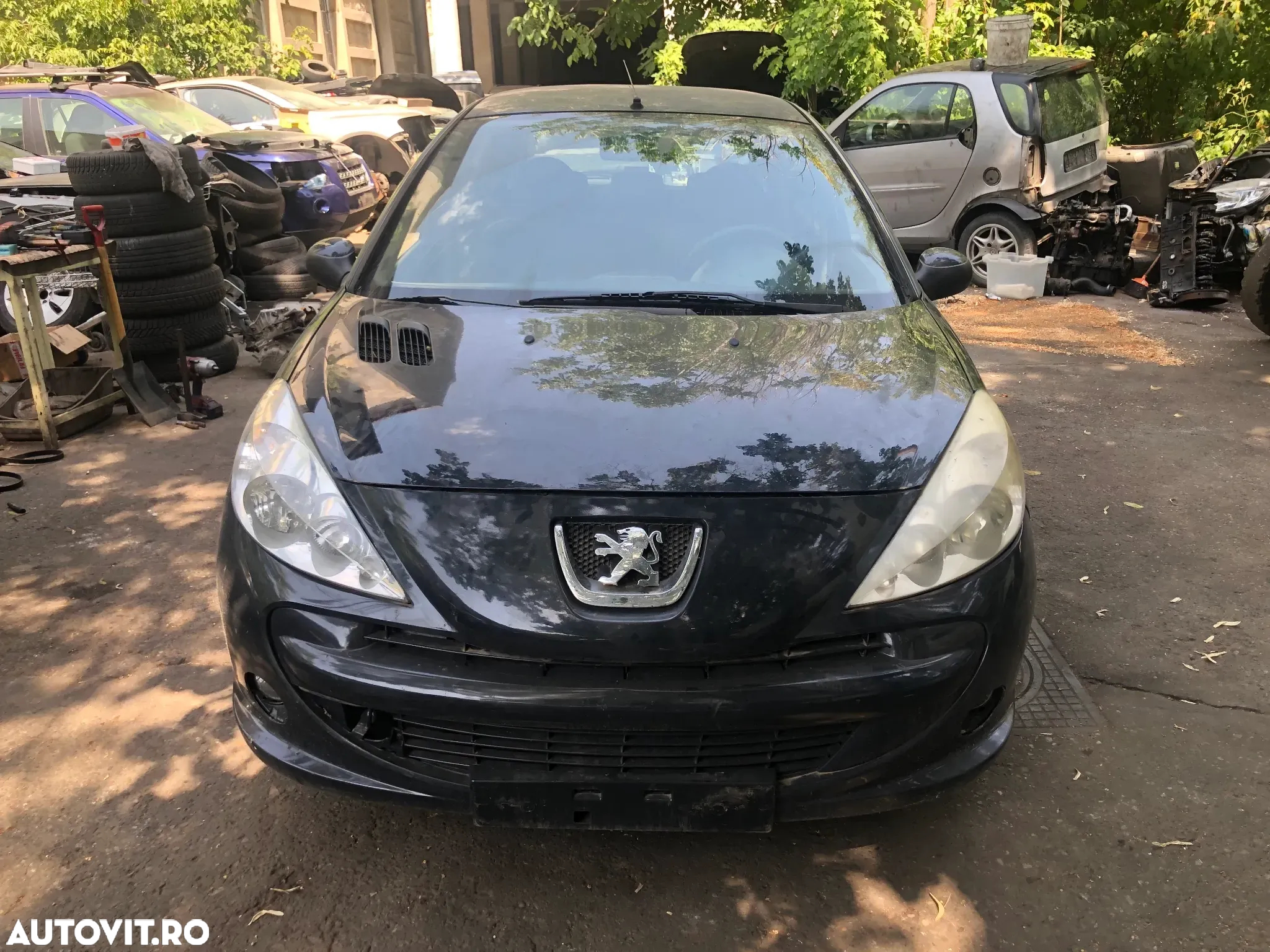Capota fata motor Peugeot + plus 2010 negru - 2
