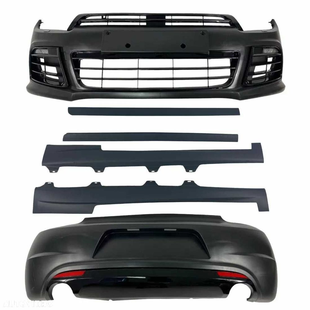 Pachet Exterior VW Scirocco R Line Design Bara Fata Spate Praguri - 1