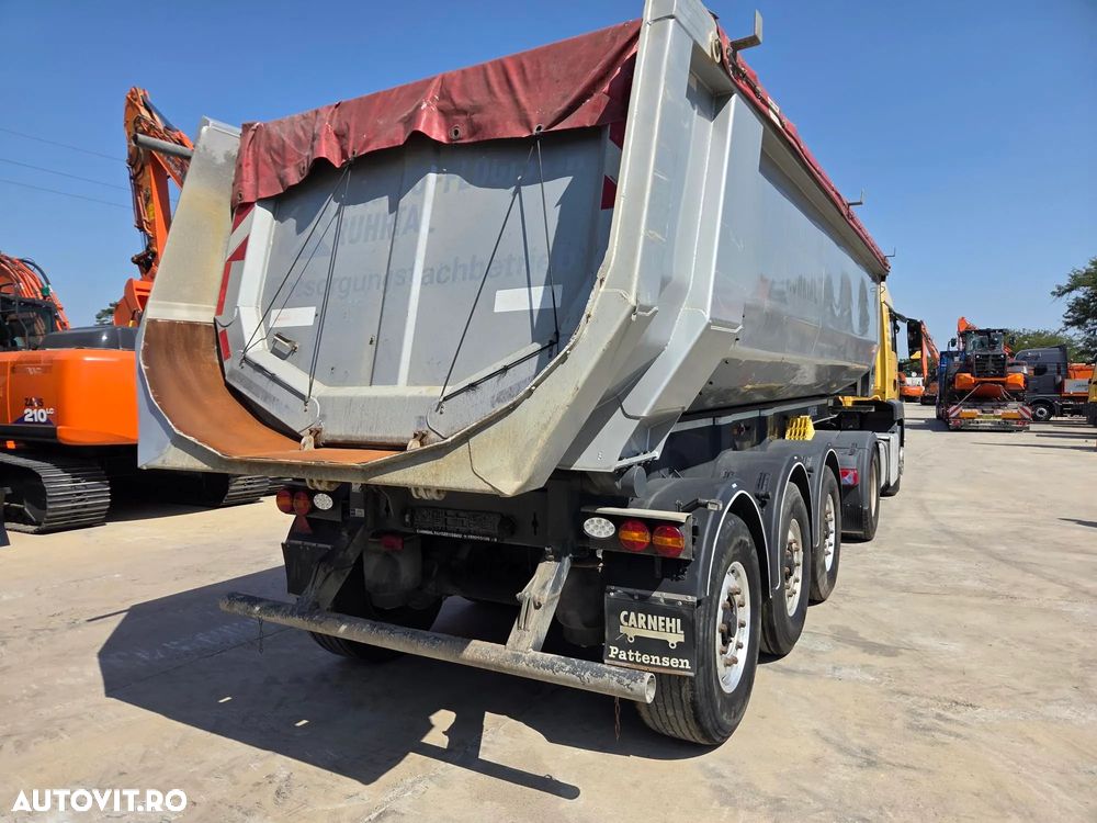 Carnehl Basculabila 28mc, 2021, MASA PROPIE 4,8tone, picioare detasabile,axa liftabila, Carte identitate RAR, RULATA NUMAI IN GERMANIA, jante Aluminiu, axe BPW, CA NOUA, anv 80% ok, cilindru HYVA, prelata, , posibilitate leasing 4 ani-PROMOTIE 21.900 EUR+Tva - 3