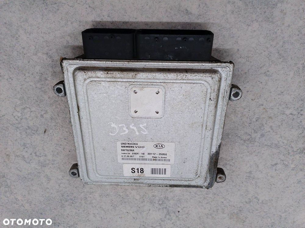 KOMPUTER, STEROWNIK KIA CARENS III 39112-25050 5WY5266A SIM2K-140 2.0 CVVT - 6