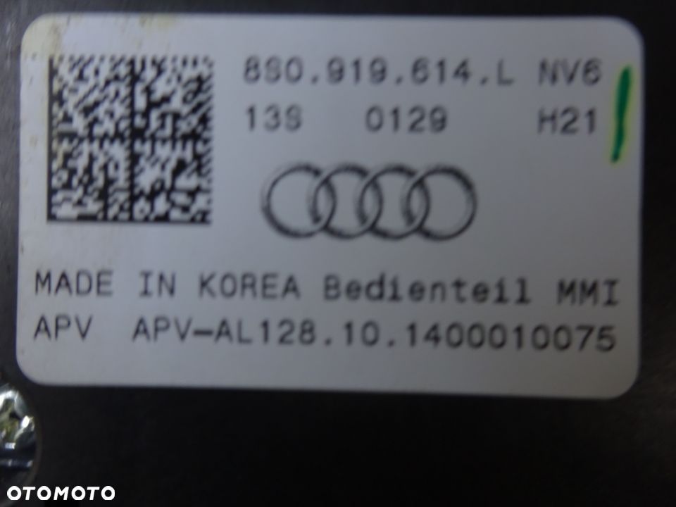 panel mmi  audi TT 8S   8s0919614L - 2