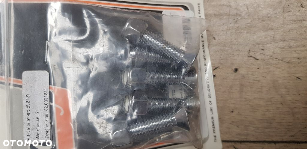 Zestaw śrub nakrętek tarczy hamulcowej Harley Davidson Colony 8791-10 - 2