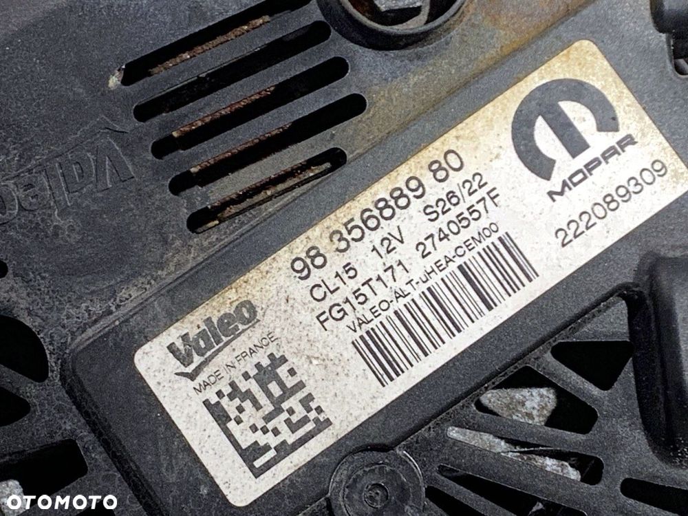 ALTERNATOR  PEUGEOT 308 SW III (FC_, FJ_, FR_, F4_) 2021 - 2022 PureTech 130 (FRHNSL, FRHNST) 96 kW - 4