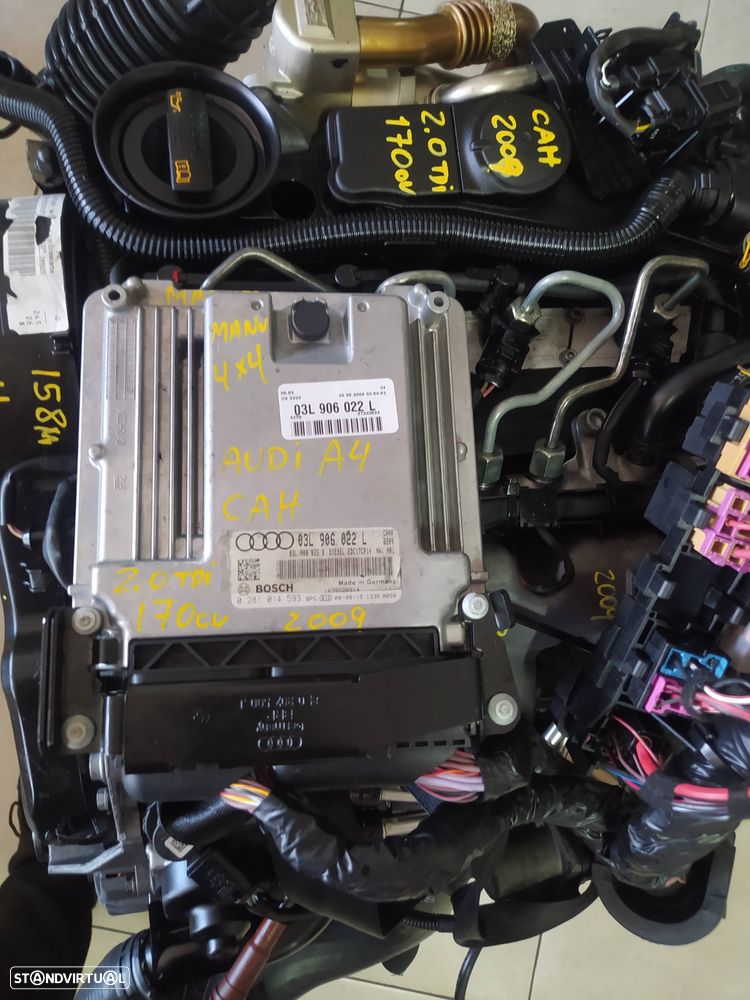 centralina audi A4 2.0TDI 170cv CAHA  0281014593 / 03L906022L  Telf 933 023 959 - 1