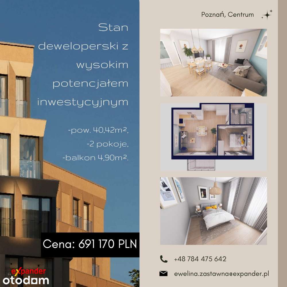 1 km od Starego Rynku | Sąsiedztwo Warty | Balkon