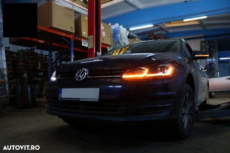 Faruri LED Bi-Xenon Look VW Golf 7 VII (2012-2017) Facelift G7.5 R Line Design cu - livrare gratuita - 10