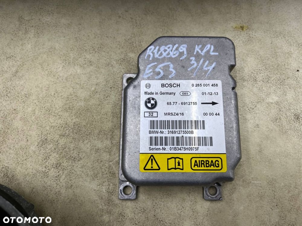 Deska rozdzielcza BMW X5 E53 przedlift 99-03r. kokpit konsola poduszki powietrzne AIRBAG komplet - 15