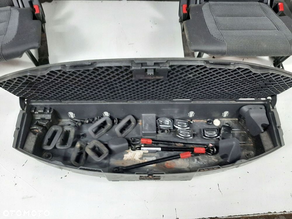 VW TOURAN 05R FOTELE TYL 3 RZAD 1T0885866 1T0885865  PASY BOCZKI PODLOGA - 11