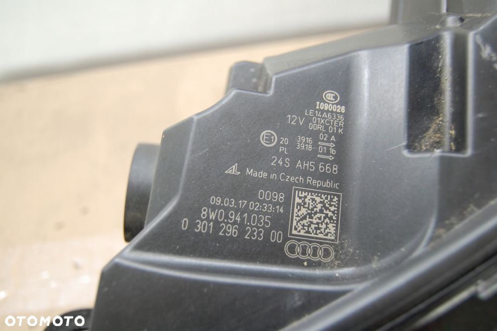 REFLEKTOR FULL LED MATRIX AUDI A4 B9 8W 2017-2020 - 3