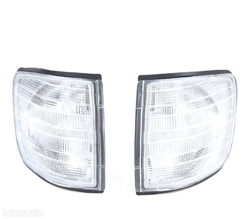 PISCAS FRONTAIS BRANCOS MERCEDES W126 COUPÉ - 3