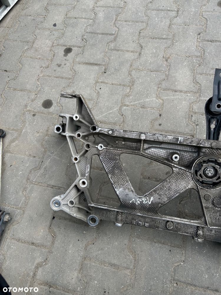 Audi A3 8V kołyska aluminiowa 5Q0199369G drążek reakcyjny wózek sanki trawers - 7