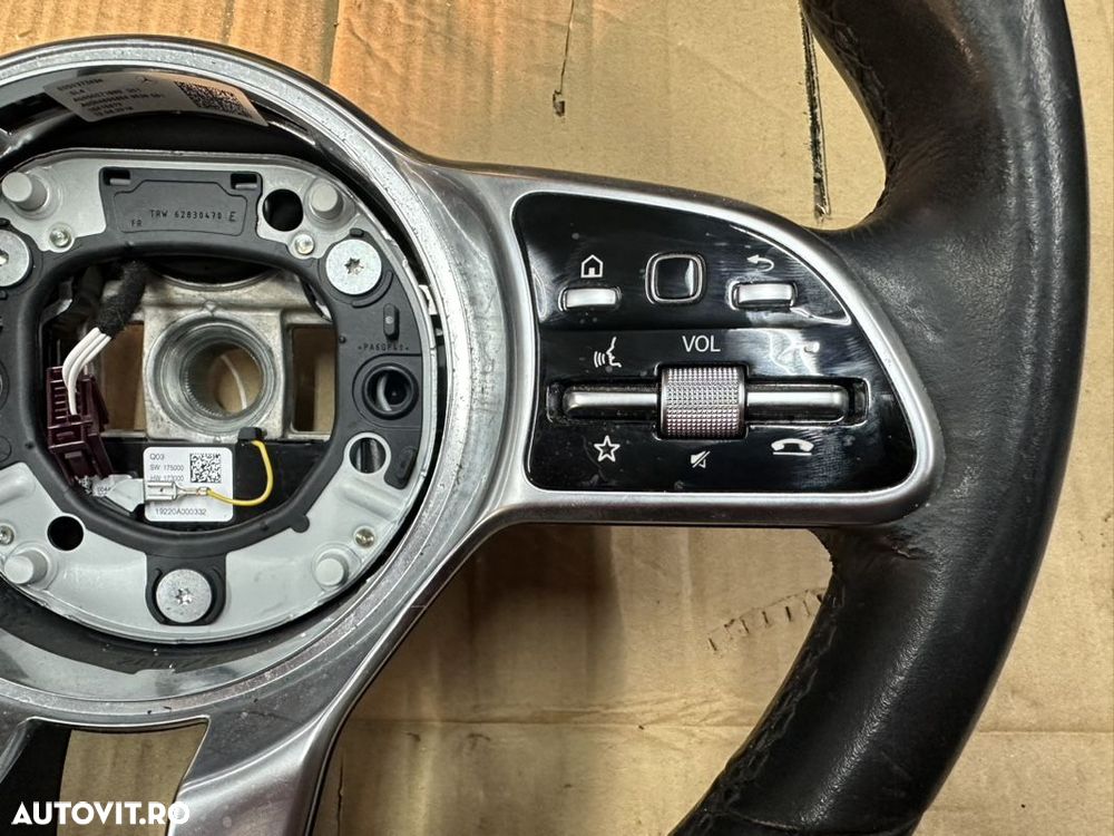 Volan piele cu comenzi si padele MERCEDES A-class W177, GLC, C-Class W205, CLA ,EQC an 2018-2022 cod A0050071999 - 3