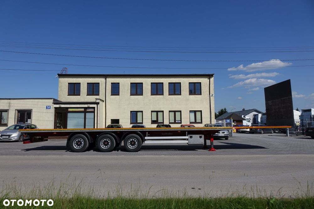 LeciTrailer PLATFORMA / MEGA / OSIE SAF / PODŁOGA WZMACNIANA - SZYNA-DESKA - 4