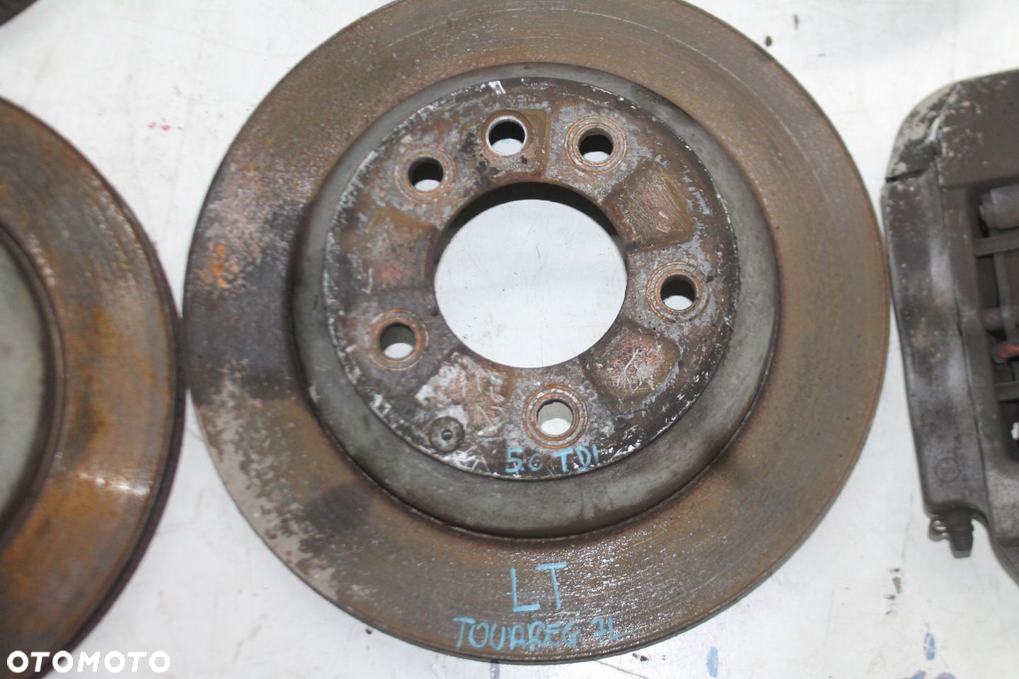 TARCZA TARCZE ZACISK PRZÓD TYŁ KOMPLET VW TOUAREG 7L 5.0 TDI 02-10 - 8