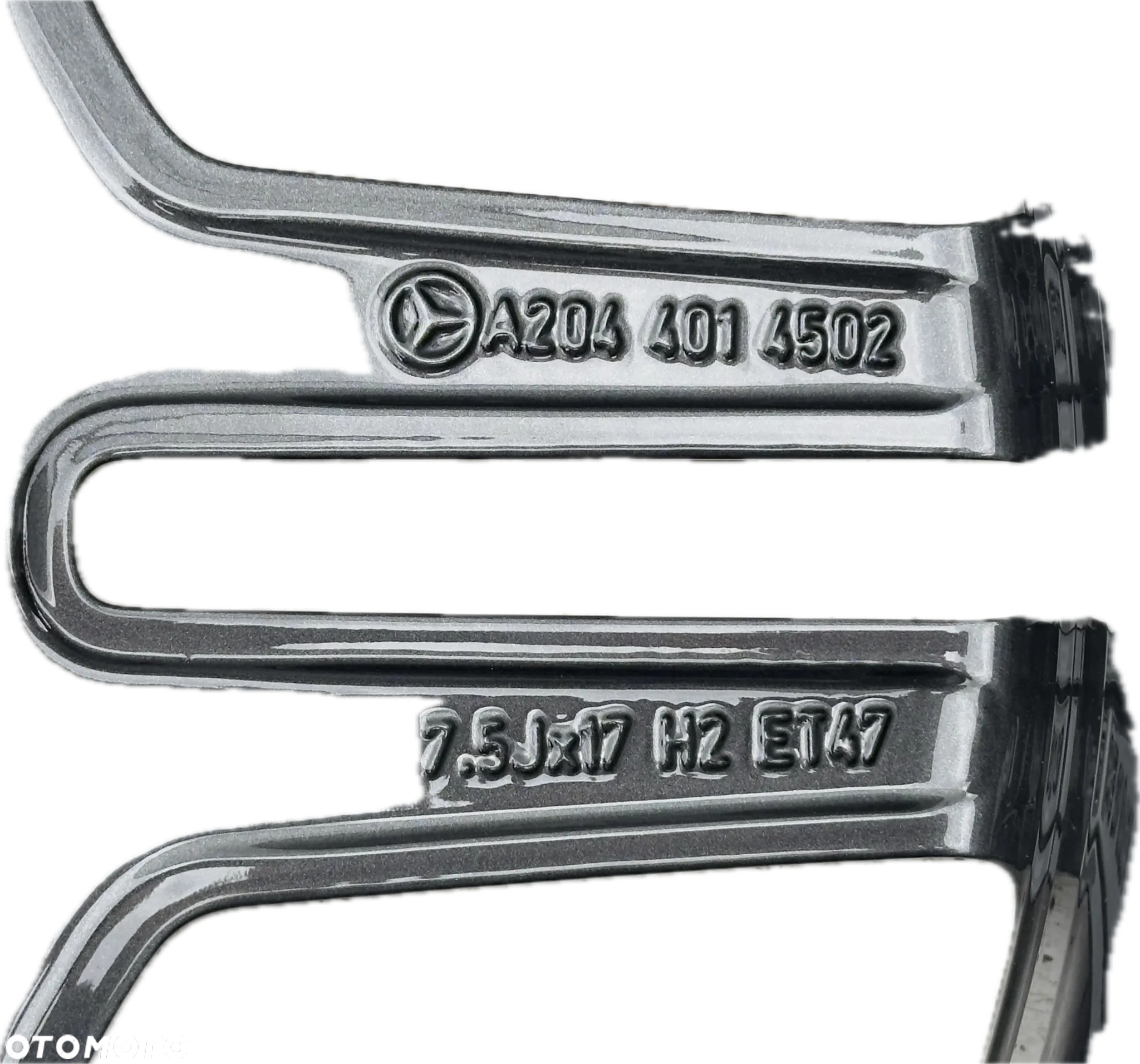 FELGI AMG 17 MERCEDES C W204 VITO W447 W639 E W212 W207 ORYGINAL DEMONTAZ 2044014502 2044014602 - 8