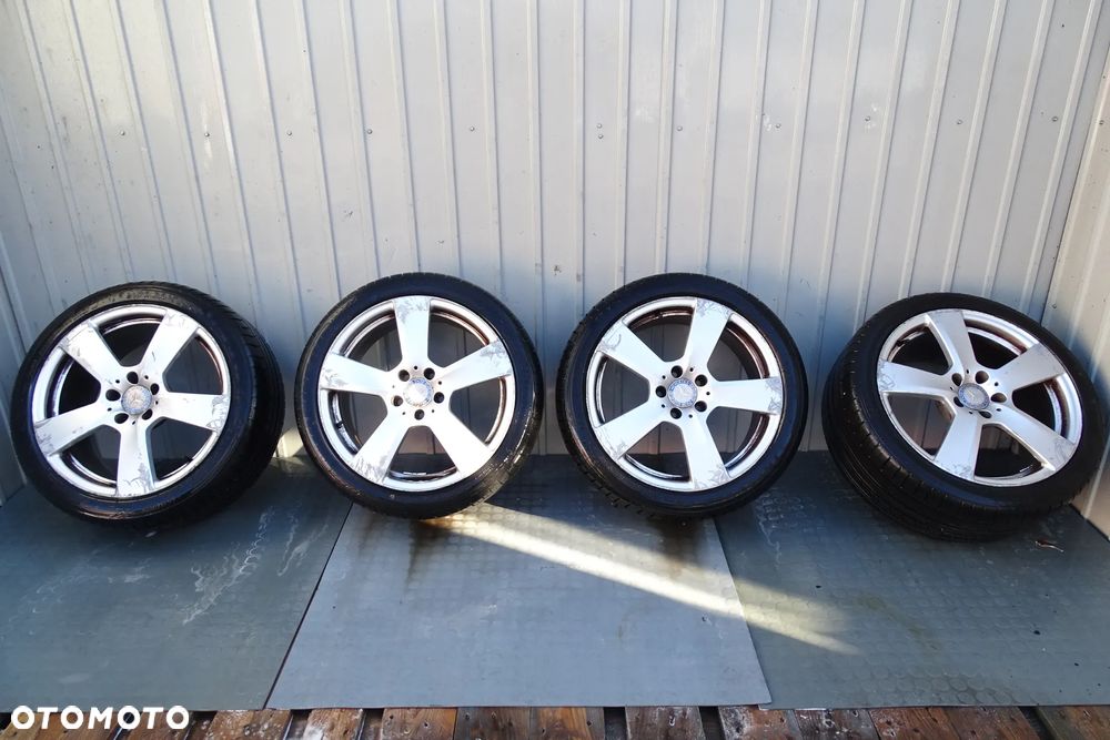 MERCEDES E KLASA W212 Felgi 9Jx18H 8.5Jx18H Alu komplet z oponami 2124011302  2124011402 - 1