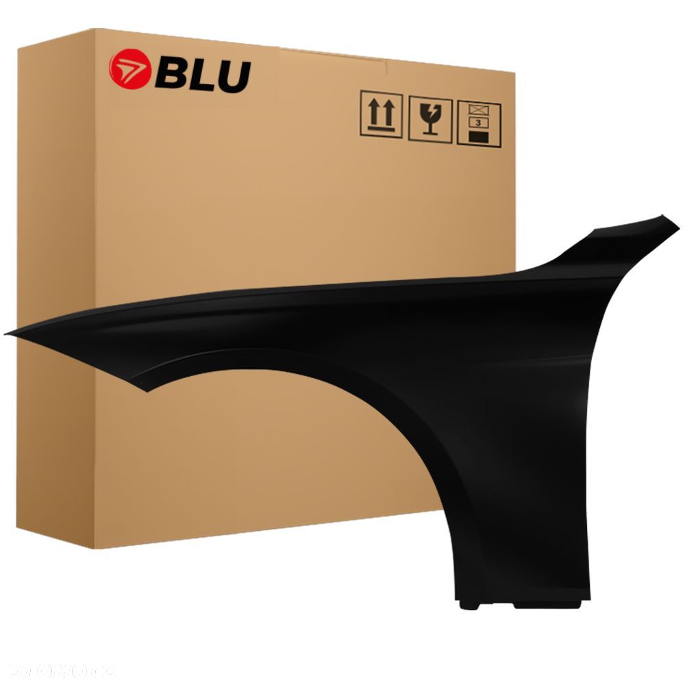 BLU Błotnik BMW 3 F30 F31 F35 668 lewy czarny 2012-2019 przód Schwartz II - 1