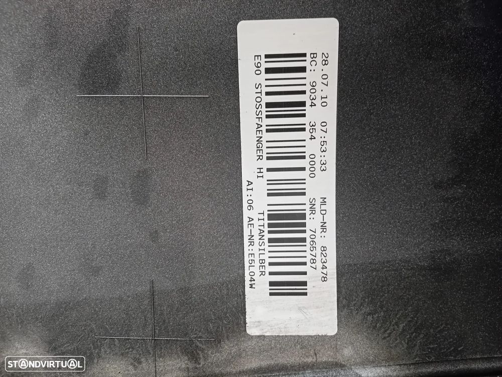 PARACHOQUES TRASEIRO BMW SERIE 3 E90 PARA-CHOQUES PARA CHOQUES ORIGINAL - 6