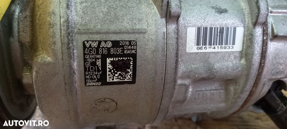 Compresor de clima Audi A6 2.0 tdi 190 cp E6 2015-2018 - 4