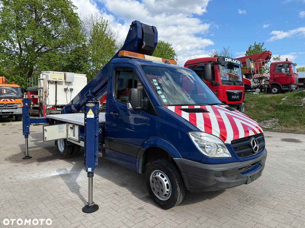 Mercedes-Benz Podnośnik Koszowy Zwyżka Izolowany Kosz Ruthmann TB180 18 metrów  14 w Bok Udt jak Wumag Multitel Gsr Cena Brutto !!! - 1