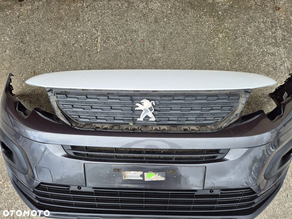 Peugeot Rifter 18- zderzak przedni grill osłona pod chłodnice - 3
