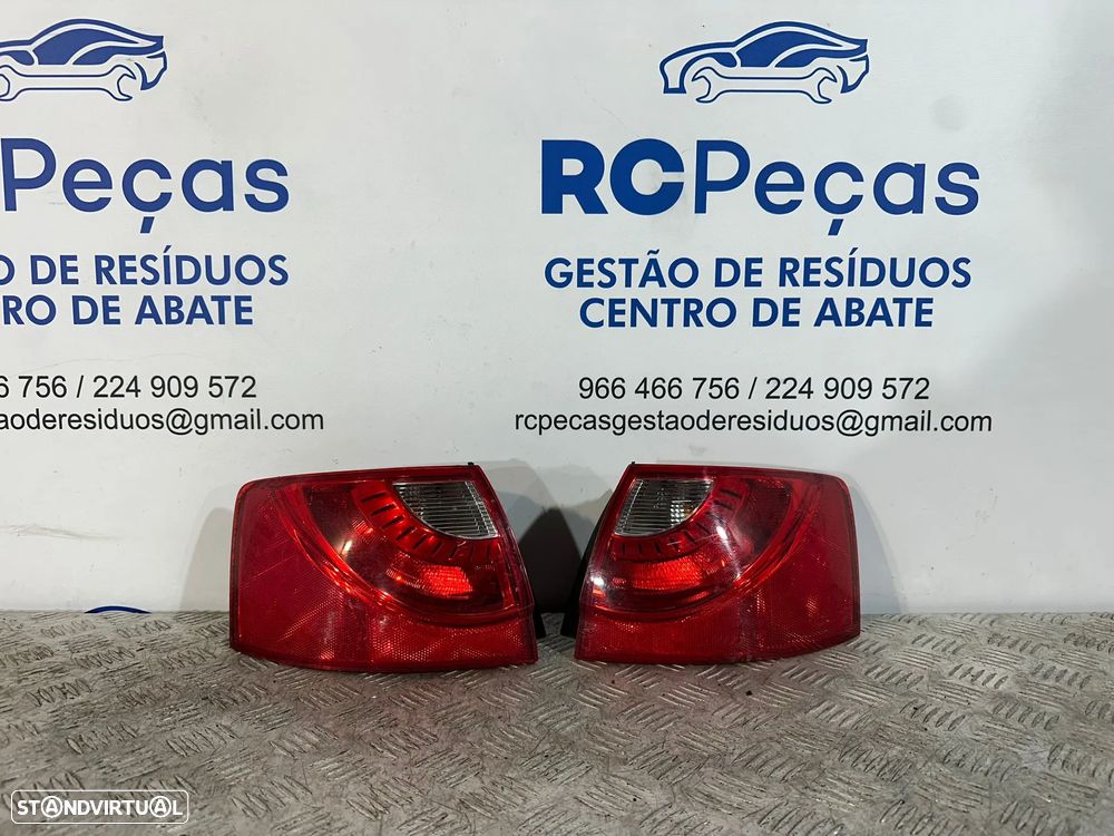 .Conjunto Farolins Tras Traseiro Direito Esquerdo Original Seat Exeo Avant Carrinha 3R 3R9945095A 3R9945096A 2009 - 2013 - 2